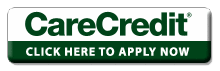 CareCredit logo and link for application for dental financing