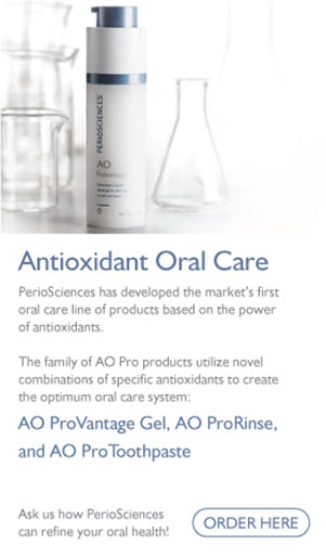 PerioSciences antioxidant oral care products to refine and improve oral health